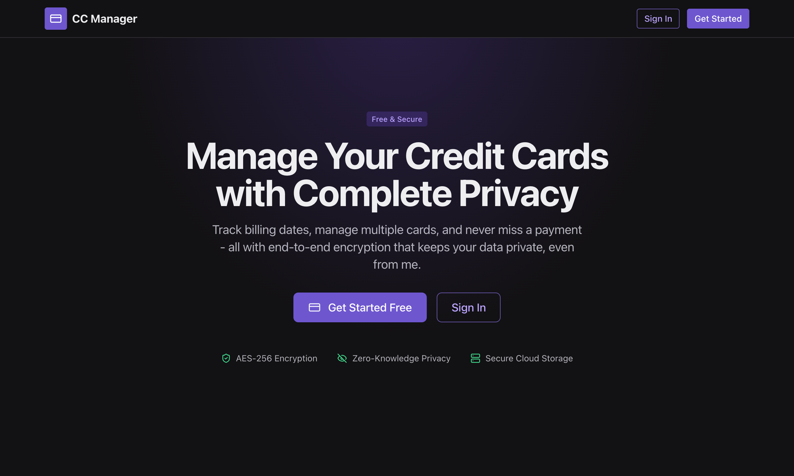 CC Manager screenshot 1