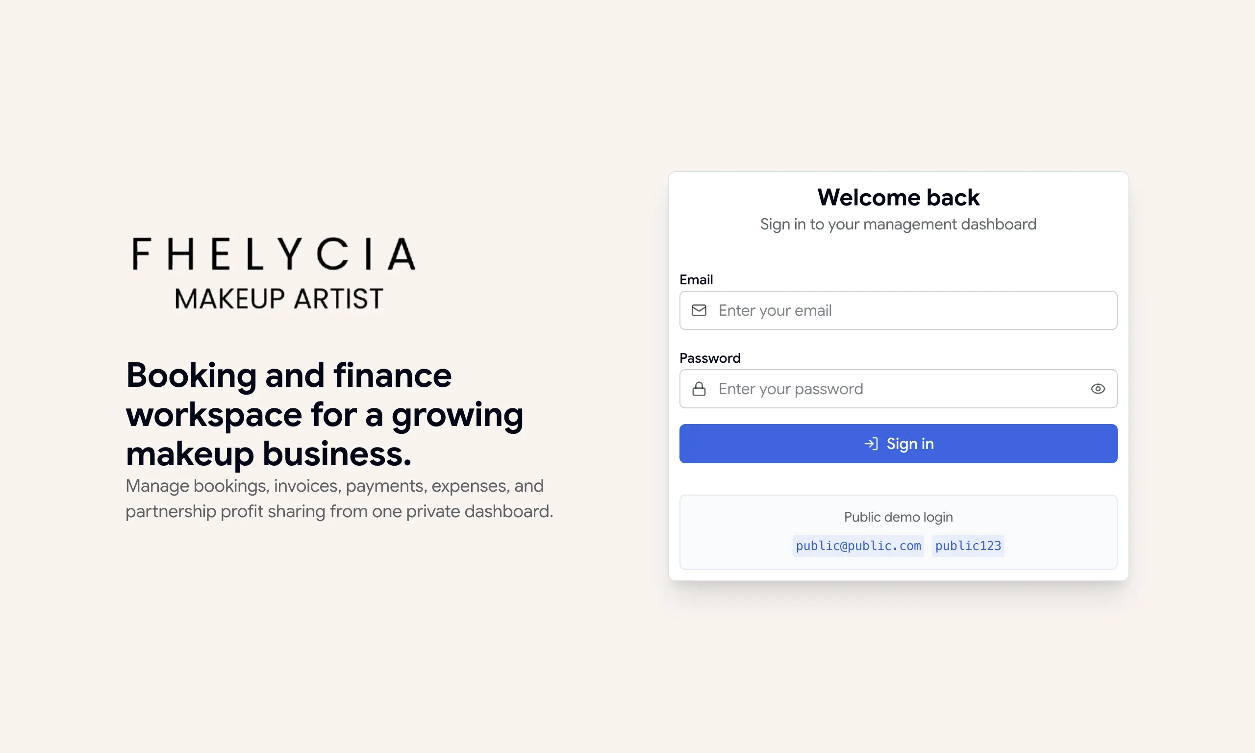 Fhelycia Makeup Artist screenshot 1